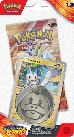 Pokemon | Surging Sparks | Checklane Blister | Pachirisu