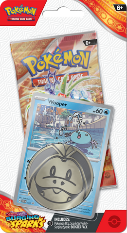 Pokemon | Surging Sparks | Checklane Blister | Wooper